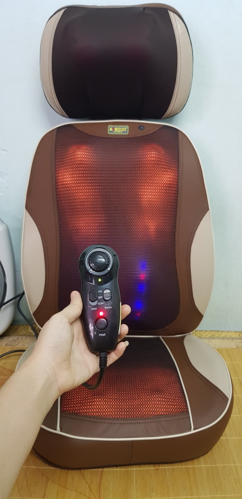 Ghế massage mini hàn quốc có tia hồng ngoại giảm đau theo huyệt đạo cơ thể  | Vietnam.net.vn - Sàn thương mại điện tử