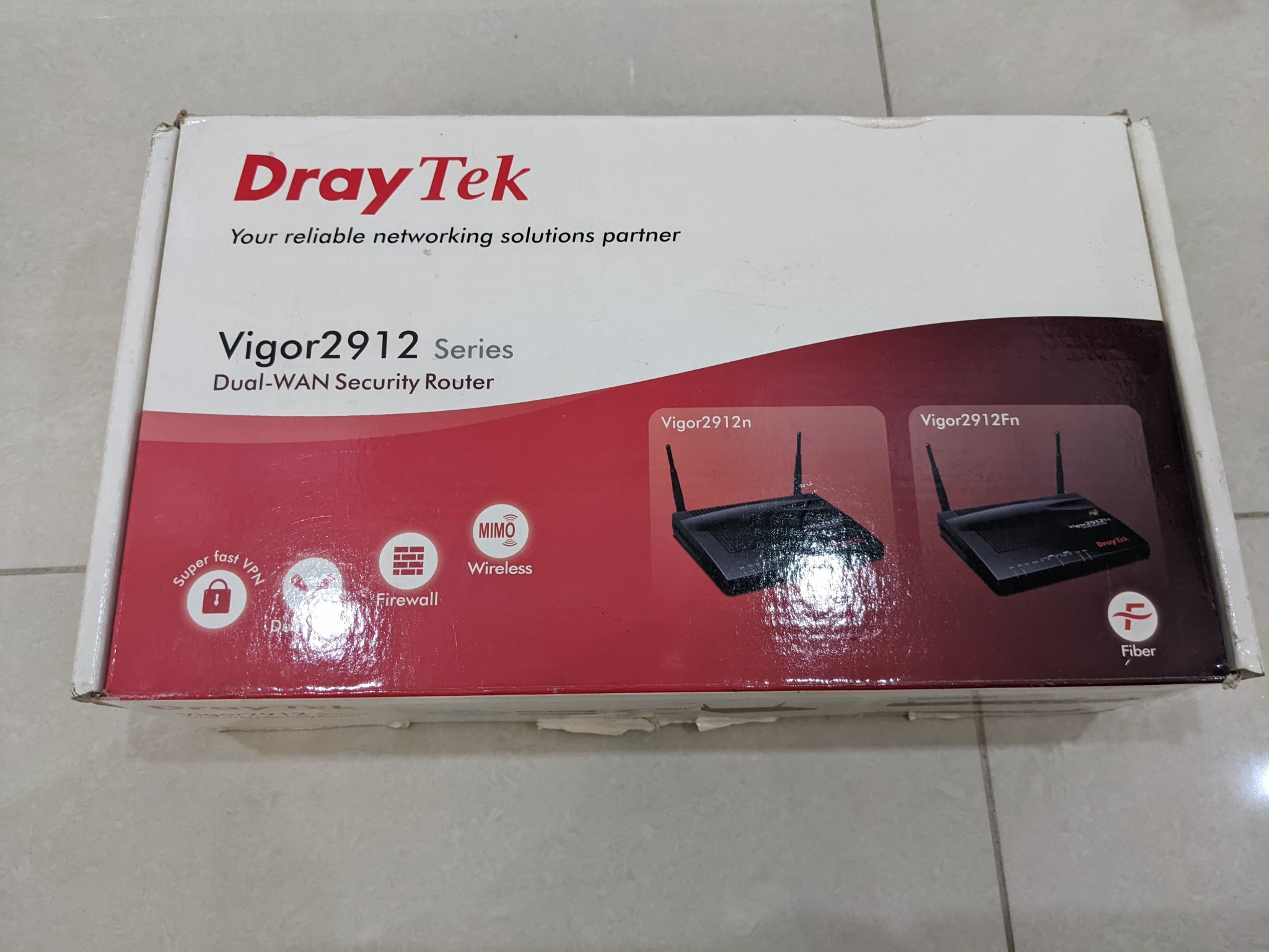 Cân bằng tải Wifi DrayTek Vigor2912 Fullbox