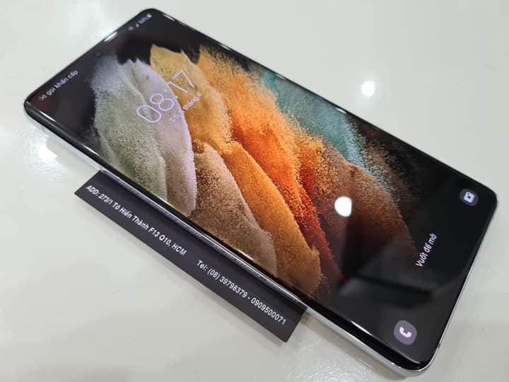 Samsung S21 Ultra 5G dual 2 sim vật lý 16GB/512GB chip Snapdragon 888 max cấu hình bán hay đổi