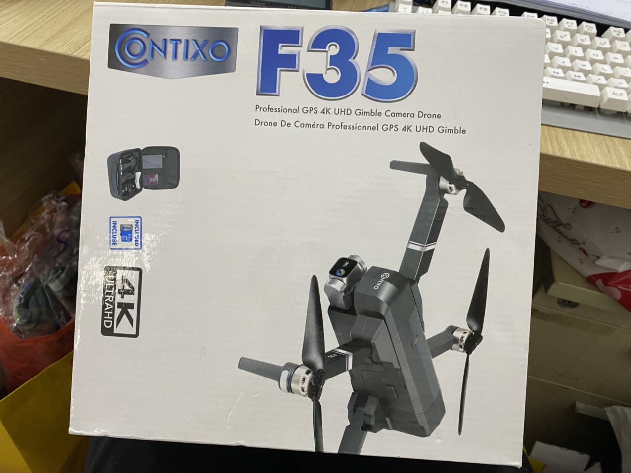 Flycam Contixo F35 GPS Drone with 4K UHD Camera 3.500.000đ Nhật tảo