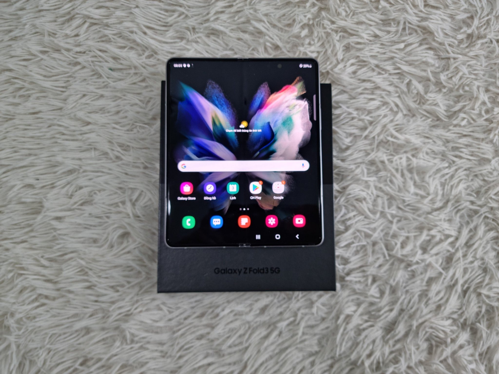 Samsung Galaxy Z Fold 3 5G 512GB Sliver BH T9 2023 ZFold3 5G Fold 3 23 000 000đ Nhật tảo