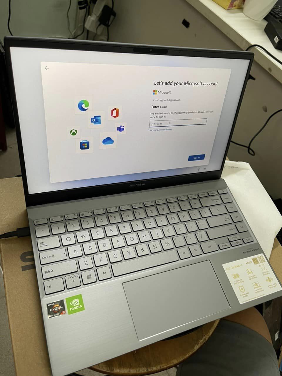 ASUS Zenbook 14 Q408 USA mới 100 Fullbox chính hãng Laptop AMD