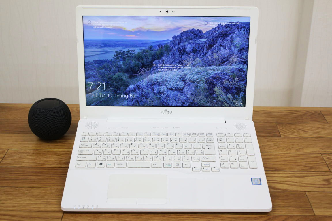 Laptop FUJITSU LIFEBOOK AH50/B3 Core i7-7700HQ Ram 8GB SSD 120GB VGA ON Màn 15.6 Inch Máy Đẹp