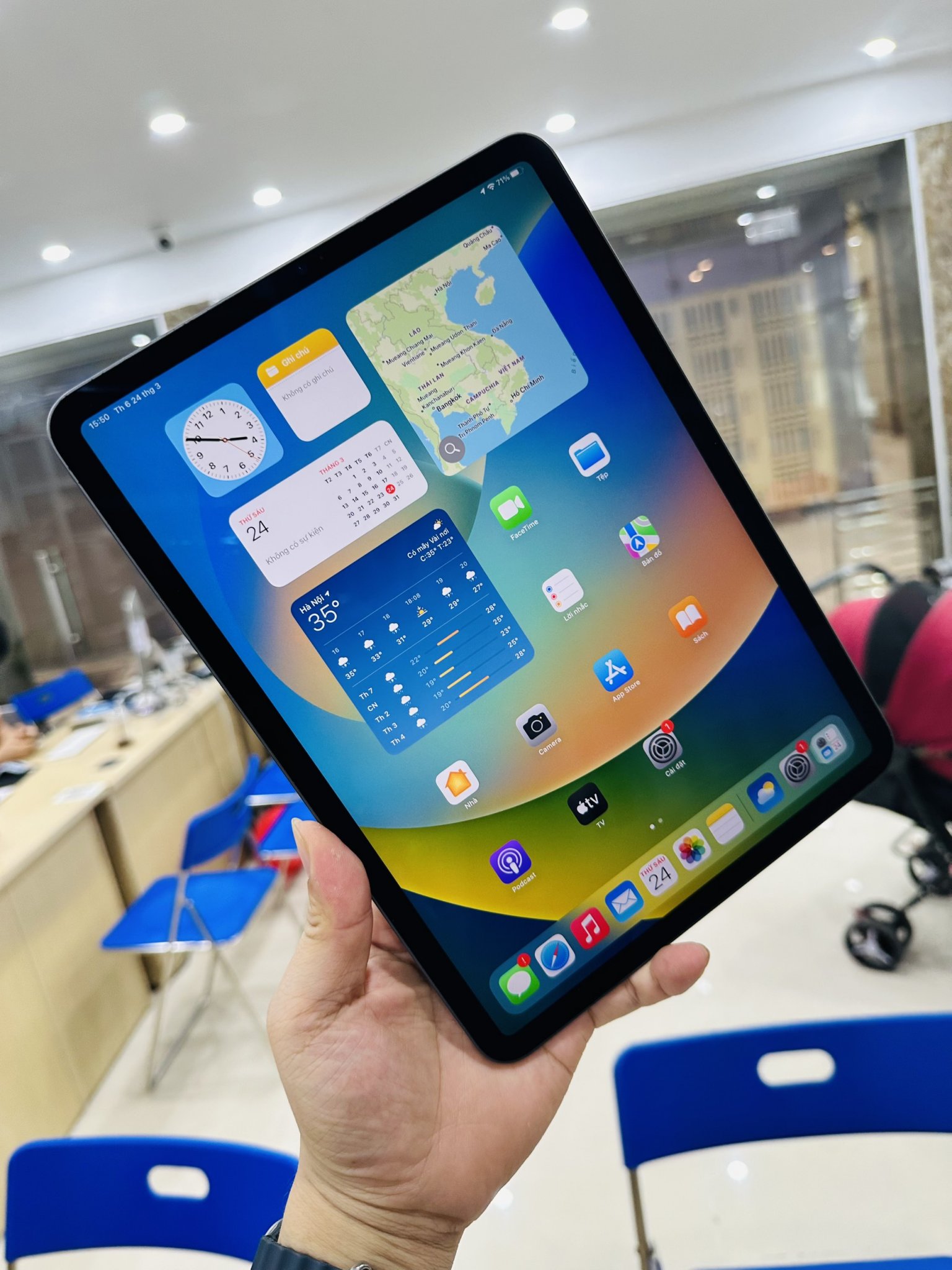 IPAD PRO M1 128GB CHÍNH HÃNG ĐÃ MUA THÊM GÓI BẢO HÀNH RỠI VỠ Ipad Pro