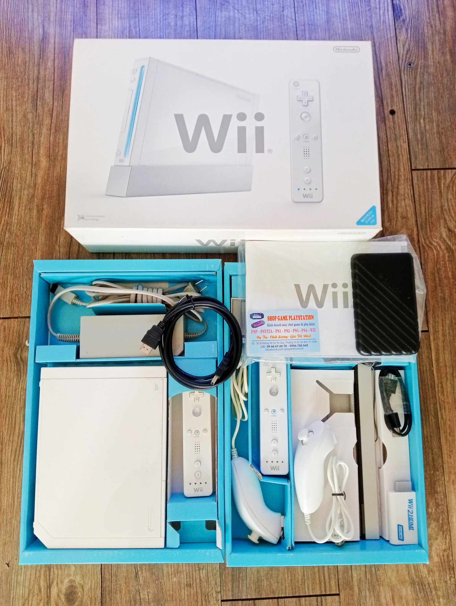 Máy Nintendo Wii Hack chơi : Wii /GameCube/Sega/GBA/Snes/Nes