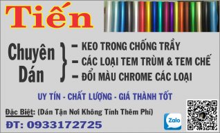 DÁN KEO XE TẬN NƠI